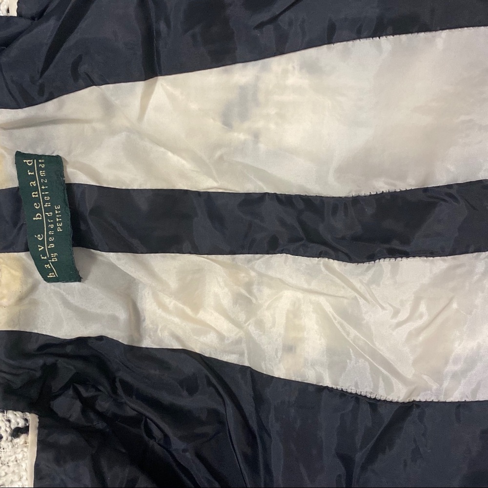 Harve Benard Vintage Black & White Blazer Jacket - Picture 11 of 16
